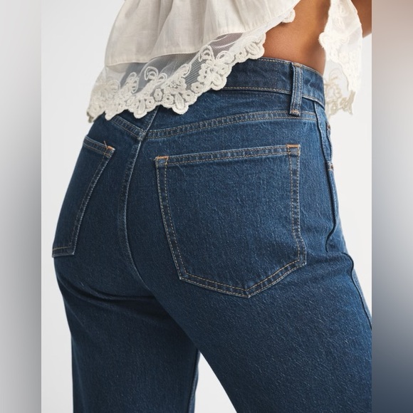 Abercrombie and fitch curve love vent hem 90s relaxed jeans 29 - Picture 10 of 14